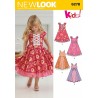 New Look Sewing Pattern 6278 Child's Dress with Trim Variations