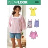 New Look Misses' Pullover Top in Two Lengths Sewing Pattern 6284