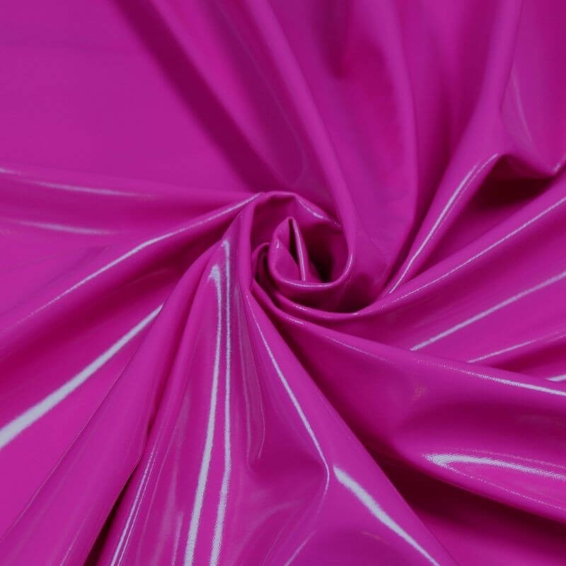 Plain Coloured PVC Polyester Backing Polyurethane Fabric 137cm Wide