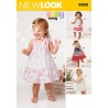 New Look Sewing Pattern 6353 Babies' Dresses and Bloomers Pants