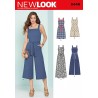 New Look Misses' Wide Leg Jumpsuits and Flare Dresses Sewing Pattern 6446