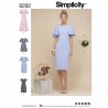 Simplicity Misses' Angel Sleeve Pencil or Flare Dresses Sewing Pattern 8292