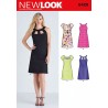 New Look Misses' Dresses With Neckline & Sleeve Variations Sewing Pattern 6429
