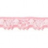 Nylon Lace Salmon Pink 2m x 11mm, 35mm, 55mm