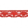 Nylon Lace Coral Red 1m x 11mm, 35mm, 55mm