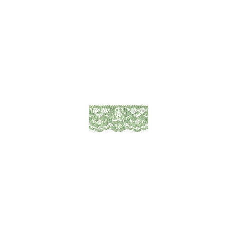 Nylon Lace Pale Green 2m x 11mm, 35mm, 55mm