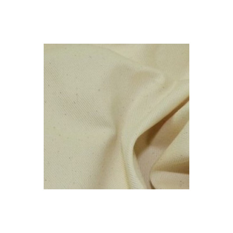 Woven Plain Loomstate Denim 100% Cotton Fabric (160cm Wide)
