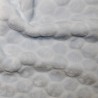 Bubble Fleece Fabric Honeycombe Double Sided Cuddle Soft Coral