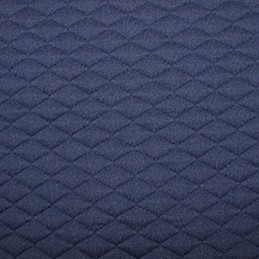 Navy Stretch Quilting Fabric Diamond Quilted Poly Spandex 