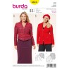 Burda Style Casual Jacket Zipped Dress Sewing Pattern 6616
