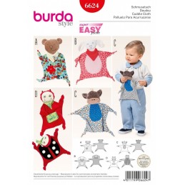Burda Style Childrens Cuddle Cloth Toy Dress Sewing Pattern 6624