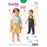 Burda Kids Coordinates Pinafore Style Skirt Dress Sewing Pattern 9372