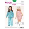 Burda Kids Coordinates Yoke Blouse Trousers Dress Sewing Pattern 9377