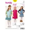Burda Kids Modern Little Girl's Dress Sewing Pattern 9380