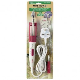 Clover Mini Iron II The Adapter Patchwork Quilting Tool + 3 Tips Ball Slim Large
