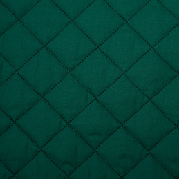 Bottle Green Quilted Polycotton Fabric 
