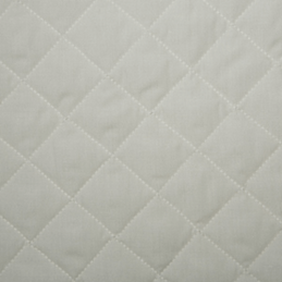 Cream Quilted Polycotton Fabric 