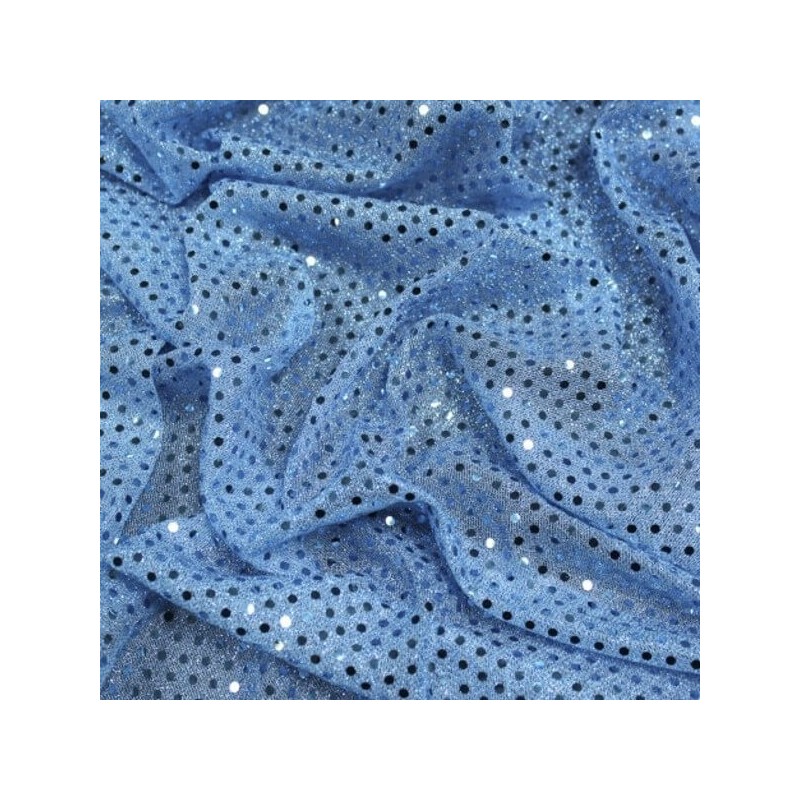 Sparkly Round Sequin 3mm Shiny Polyester Dress Craft Fabric