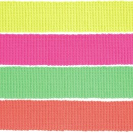 2, 5, 10 Or 15m 30mm Neon Webbing 100% Acrylic Tape Craft Upholstery