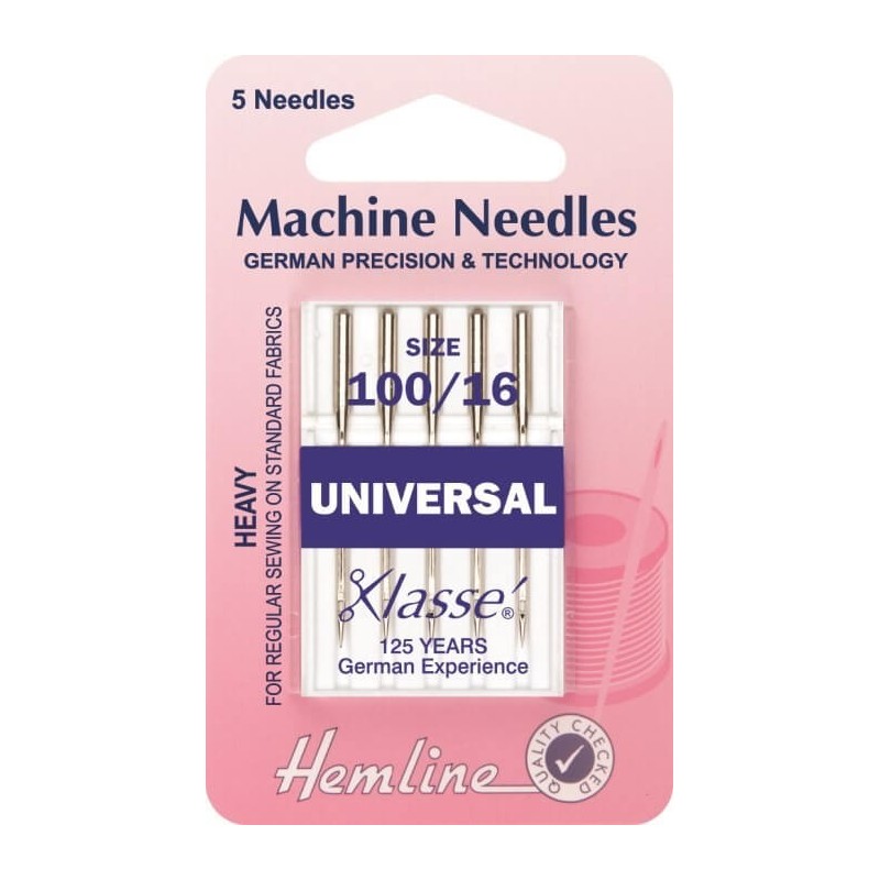 Hemline Univeral Machine Needles Various Sizes And Types