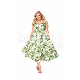 Burda Style Misses Short Sleeve Summer Dress Sewing Pattern 6549