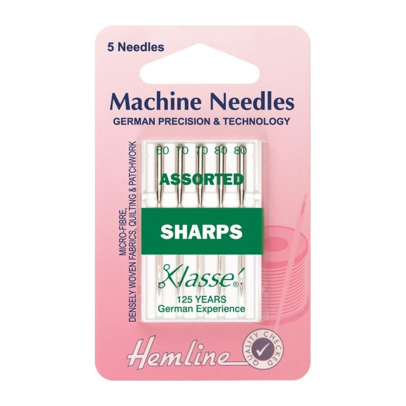 Hemline Sharps Machine Needles Various Styles And Types