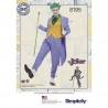 Simplicity Sewing Pattern 8195 Men's' DC Comics Adult Joker Costume Batman