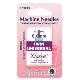 Hemline Twin Universal Machine Needles Various Styles And Types