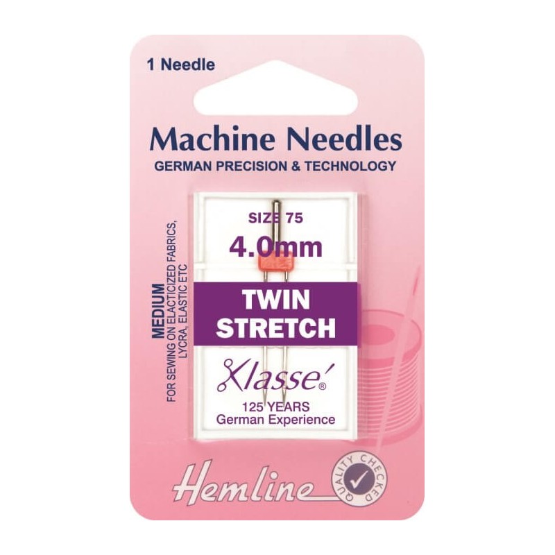 Hemline Twin Stretch Machine Needles Various Styles And Types