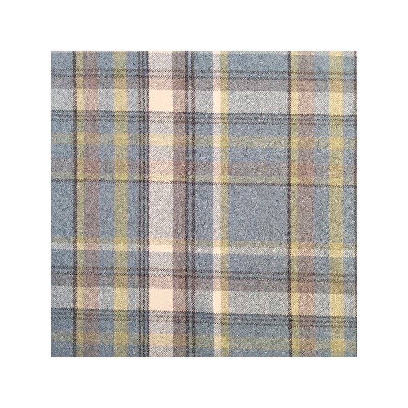 Tartan Plaid Wool Look Upholstery Curtain Polyester Fabric 