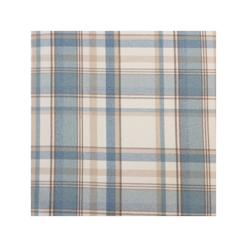 Tartan Plaid Wool Look Upholstery Curtain Polyester Fabric 