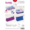 Burda Style Sewing Pattern 6493 Storage Accessories Roll Up Bag Pencil Case Box