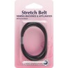 Hemline Black Rubber Stretch Sewing Machine Belt