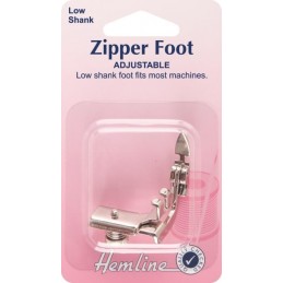 Hemline Adjustable Zipper Foot 