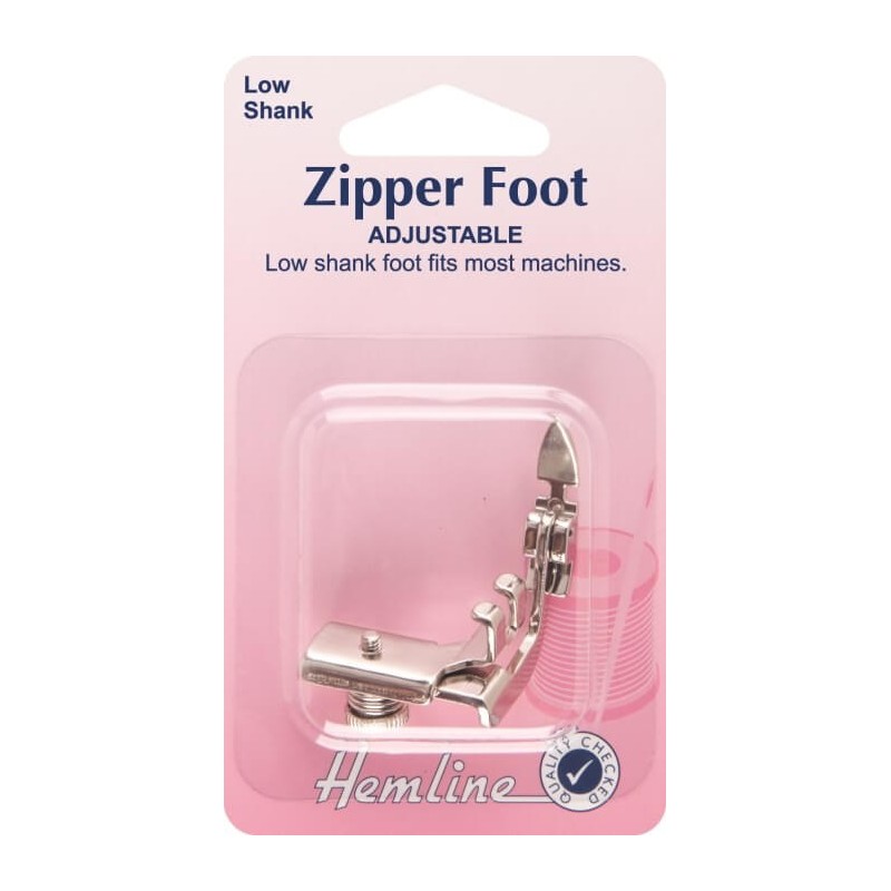 Hemline Adjustable Zipper Foot 