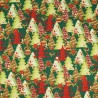 Fantastic Festive Christmas Trees Xmas 100% Cotton Fabric 140cm Wide