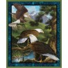 Wild Flying High Eagle Panel 100% Cotton Patchwork Fabric (Springs Creative)