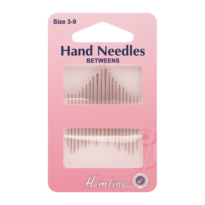 Hemline Quilting/Betweens Hand Sewing Needles In Various Sizes