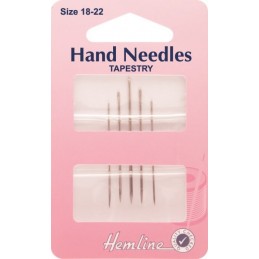 Hemline Tapestry Hand Sewing Needles In Various Sizes