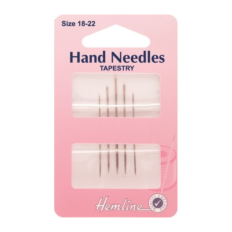 Hemline Tapestry Hand Sewing Needles In Various Sizes