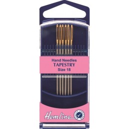 Hemline Premium Tapestry Hand Sewing Needles In Various Sizes