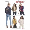 Simplicity Sewing Pattern 8418 Misses Lined Bomber Varsity Jacket Various Styles