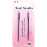 Hemline Wool & Yarn Plastic Needles 2 Pack Hand Sewing Needles