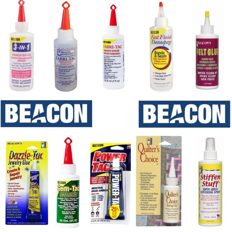 Beacon Gem-Tac Permanent Adhesive-2Oz