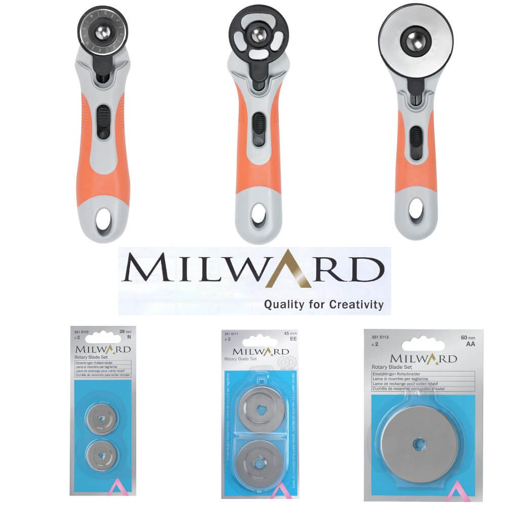Milward Rotary Cutter 28mm Replacement Blades x 2
