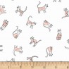 100% Cotton Patchwork Fabric Dear Stella Feline Myself Cheeky Cats Collection