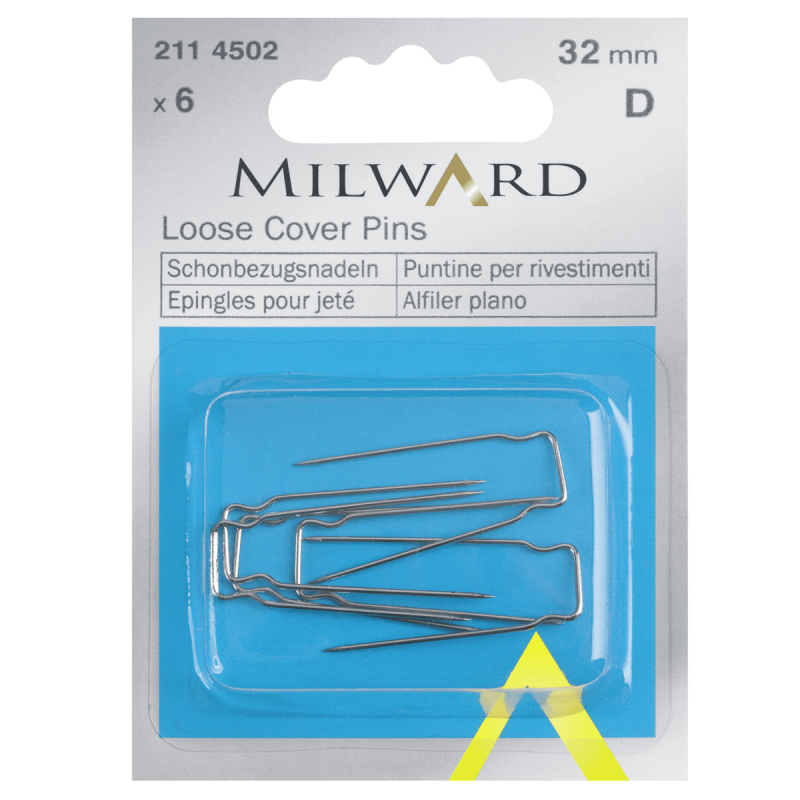 Gold Milward Straight Dressmaking Pins 