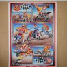 100% Cotton Patchwork Fabric Nutex Motocross Dirt Bike Racing Motorcycle