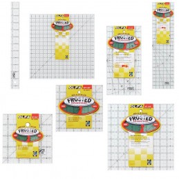Olfa Selection Of Rulers Quilting Frosted Non Slip Sewing Patchwork