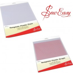 Sew Easy Non Slip Plastic Template Plain Or Grid Quilting Patchwork